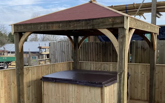 Hot Tub Pergola