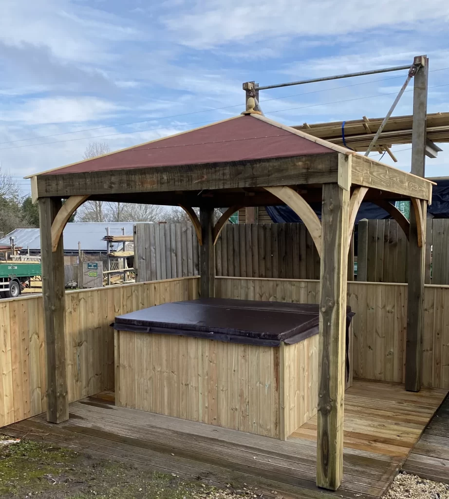 Hot Tub Pergola